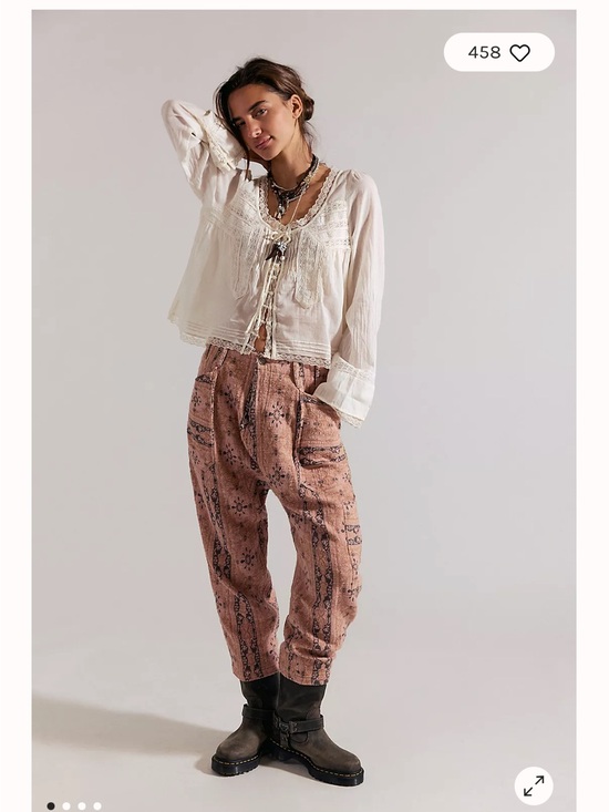 Free People Pants - NWT Free People Bay To Breakers Jacquard Pants
